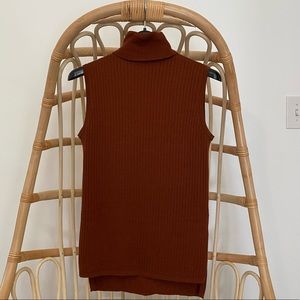 Uniqlo Turtleneck Wool Tank Top